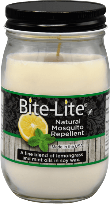 NATURAL Mosquito Repellent Premium Soy Wax Pint Jar Candle