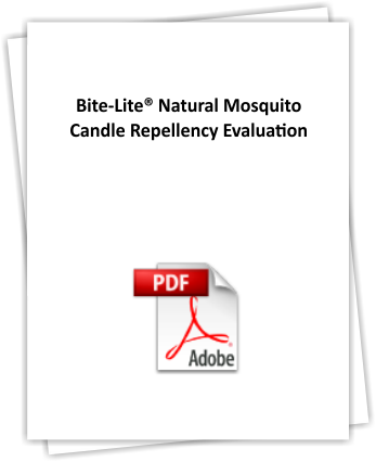 Repellency study that proved that our natural mosquito repellent formula was effective in repelling mosquitoes. 